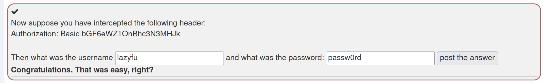 Question